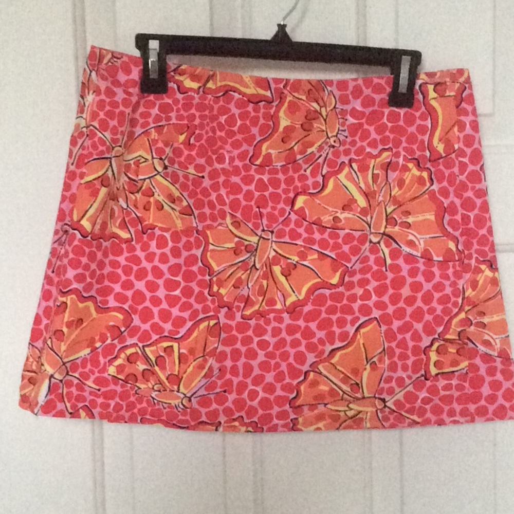 Lilly Pulitzer Reversible Wrap Skirt Size 8